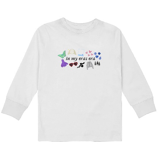 Discover In My Eras Era, Taylor Taylor version Kids Long Sleeve T Shirts