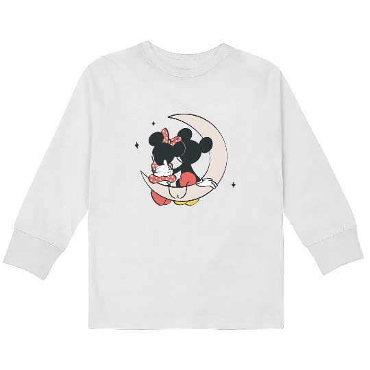Discover Valentine Mickey and Minnie Kids Long Sleeve T Shirts, Valentine Kids Long Sleeve T Shirts, Disney Valentine Kids Long Sleeve T Shirts