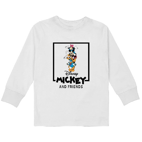 Discover Disney Mickey And Friend Kids Long Sleeve T Shirts, Disney World Kids Long Sleeve T Shirts, Disneyland Kids Long Sleeve T Shirts, Disney Family Kids Long Sleeve T Shirts, Disney Mickey Kids Long Sleeve T Shirts