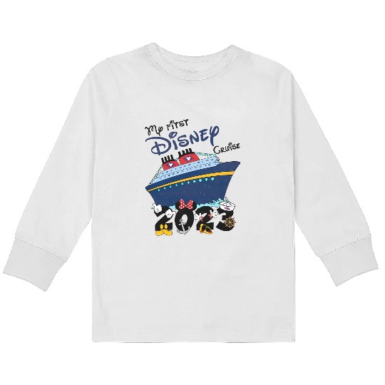 My First Disney Cruise 2023 Kids Long Sleeve T Shirts, Disney Cruise Kids Long Sleeve T Shirts