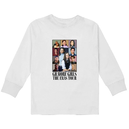 Discover Gilmore Girls Eras Tour Kids Long Sleeve T Shirts, Stars Hollows Kids Long Sleeve T Shirts, Gilmore Christmas Gift, Girls Star Hollow, Gilmore Eras Tour Gift