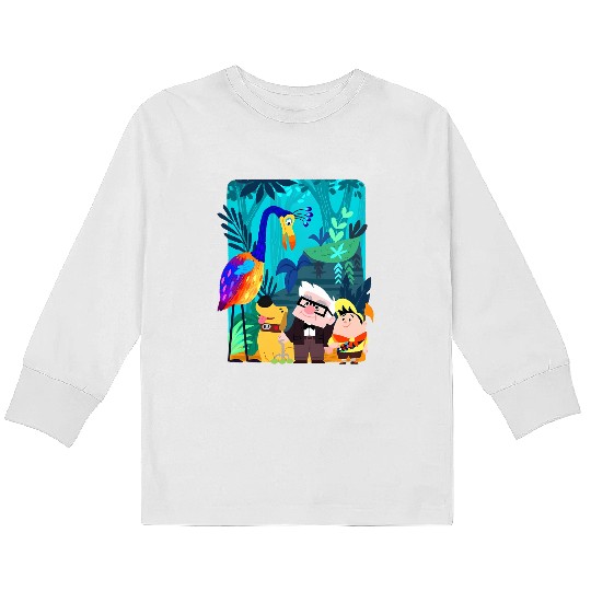 Disney Up Kids Long Sleeve T Shirts, Disney Pixar Adventure Is Out There Matching