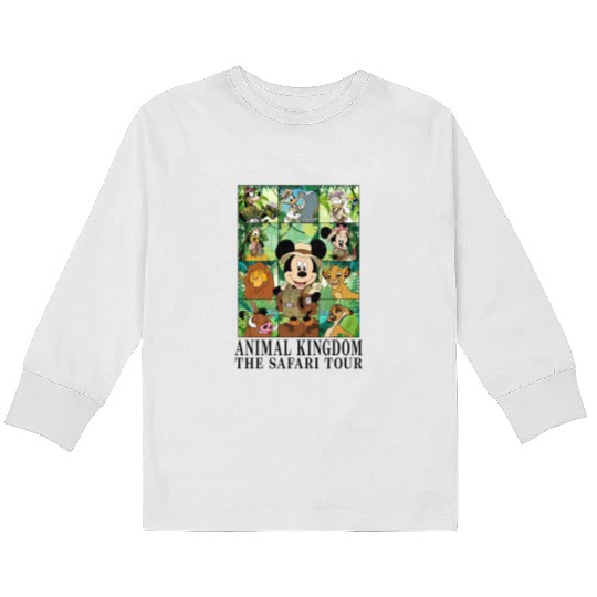 Disney Animal Kingdom The Safari Tour Kids Long Sleeve T Shirts, Safari Family Matching
