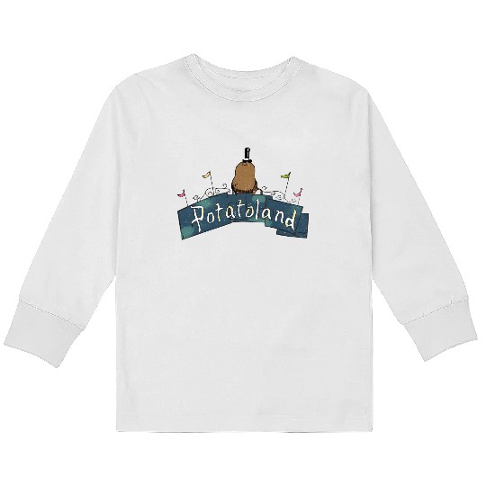 Potatoland Kids Long Sleeve T Shirts, Disney Women's Kids Long Sleeve T Shirts, Magic Kingdom Kids Long Sleeve T Shirts E0837