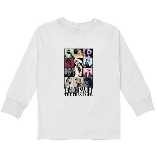 Discover Personalised Eras Tour II Date Kids Long Sleeve T Shirts, The Eras Tour Kids Long Sleeve T Shirts, Taylor taylor version Merch