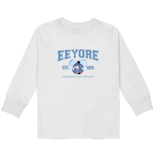 Disney Eeyore Est 1926  Kids Long Sleeve T Shirts, Eeyore Winnie The Pooh Kids Long Sleeve T Shirts