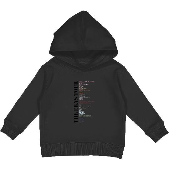 eras tour UPDATED SETLIST Kids Pullover Hoodies