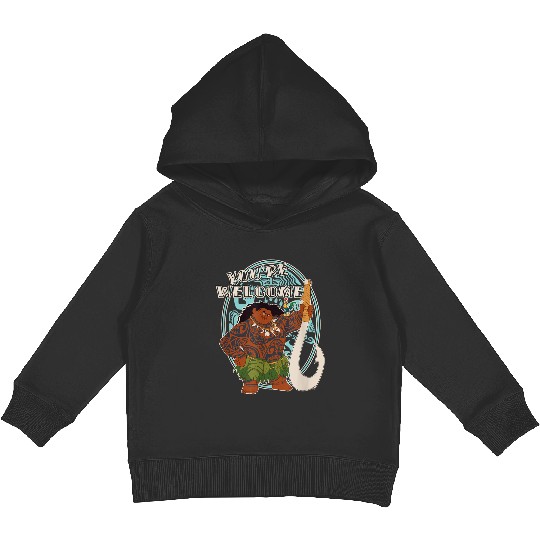  disneys Moana Maui You're Welcome Tribal Frame Chest Portrait Gifts Kids Pullover Hoodies