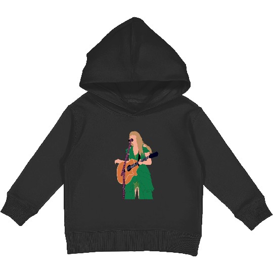 Swift Eras Tour Green Dress acoustic art Kids Pullover Hoodies