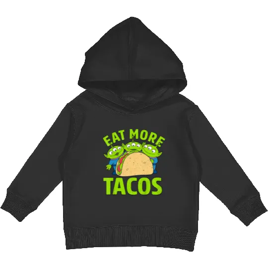 disneys pixars Toy Story Aliens Eat More Tacos Kids Pullover Hoodies