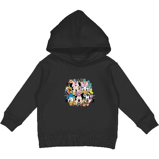 Disney Epcot Flower And Garden Festival Shirt, Floral Mickey And Friends Shirt Kids Pullover Hoodies