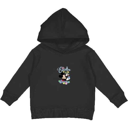 Disney Mickey Mouse Easter Fun Painting Eggs0 Kids Pullover Hoodies