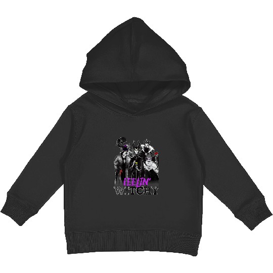 Disney Villains Halloween Feelin Witchy Group Sh Kids Pullover Hoodies