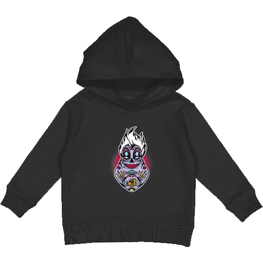 Disneys Villains Halloween Ursula Sugar Skull Kids Pullover Hoodies