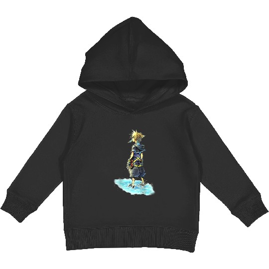 Disneys Kingdom Hearts Sora Sea Salt Ice Cream Sketch Kids Pullover Hoodies