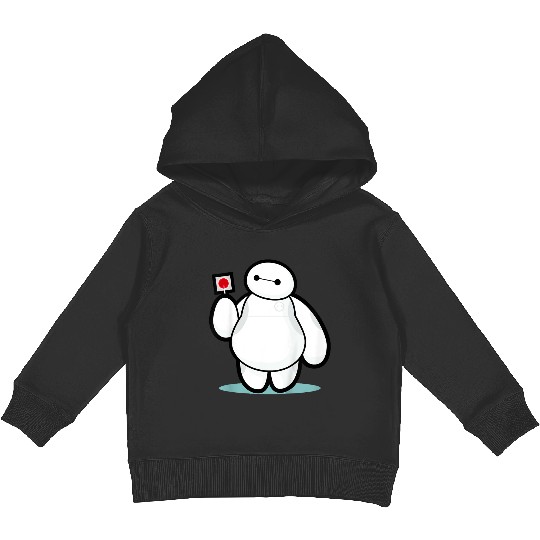 Disney Big Hero 6 Baymax With Lollipop Cute Shot gifts trends Kids Pullover Hoodies