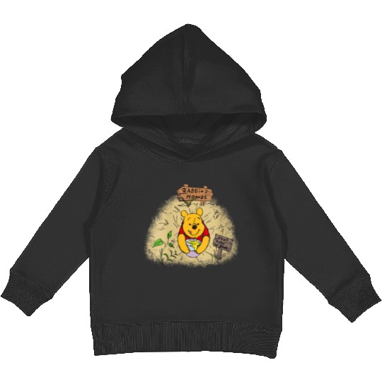 Disneyss Winnie The Pooh Rabbits House Dont Feed The Bear Kids Pullover Hoodies