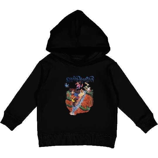 Retro Disneyland Splash Mountain Kids Pullover Hoodies