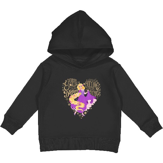 Disney Princess Rapunzel Follow Your Heart 1674 Kids Pullover Hoodies