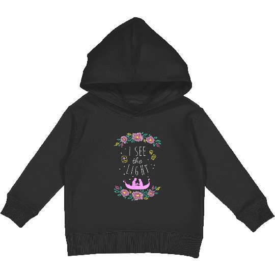 Discover Disney Tangled I See The Light Stitched Style Kids Pullover Hoodies