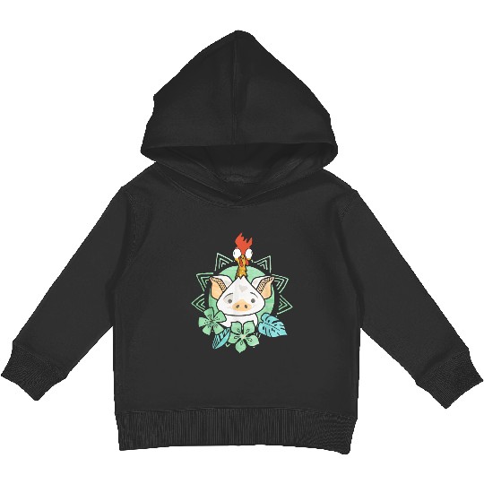 Discover Disney Moana Pua Hei Hei Tropical Graphic TShirt Kids Pullover Hoodies