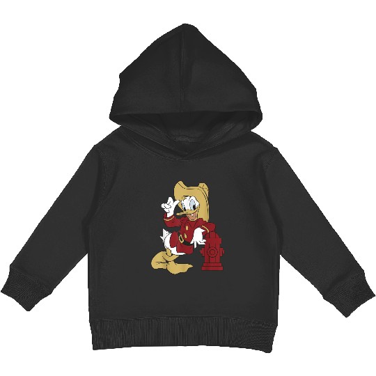 Discover Disney Donald Duck Firefighter Outfit Kids Pullover Hoodies