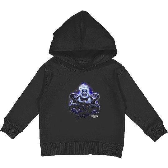 Disney Villains Ursula Dark Portrait Kids Pullover Hoodies