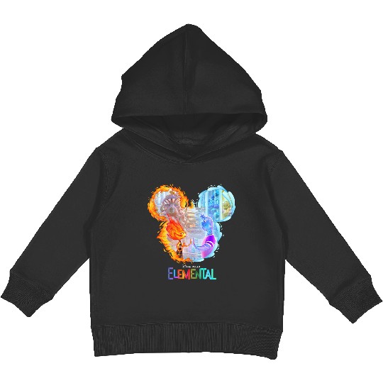 Disney Elemental 2023 Kids Pullover Hoodies, Disney Pixar Elemental Kids Pullover Hoodies
