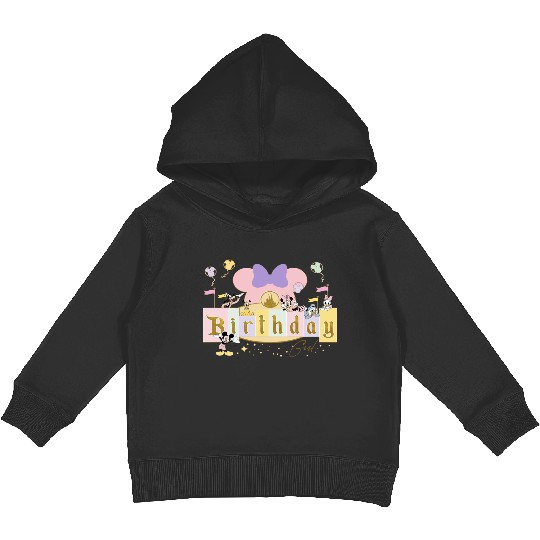 Disney Birthday Girl Kids Pullover Hoodies, Colorful Disney Birthday Kids Pullover Hoodies, Matching Disneyland Kids Pullover Hoodies