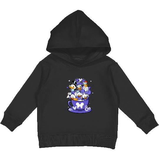 Disney DuckTales Group Tea Cup Balloon Kids Pullover Hoodies, Disney 100 Years Of Wonder Kids Pullover Hoodies