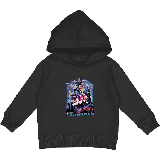 Vintage The Twilight Zone Tower of Terror Retro Kids Pullover Hoodies, Disney Kids Pullover Hoodies