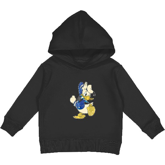Disney Ducktales Donald Duck Kids Pullover Hoodies, Donald Vintage Retro 90s Style Kids Pullover Hoodies