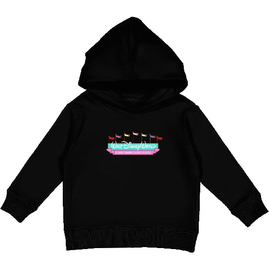 Disney Embroidered Crewneck Kids Pullover Hoodies