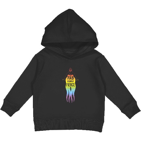 Disney Villains Ursula Rainbow Fabulously Fierce Kids Pullover Hoodies