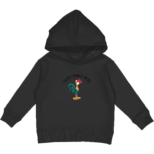 Disney Moana HeiHei I'm In Charge Here Portrait Kids Pullover Hoodies