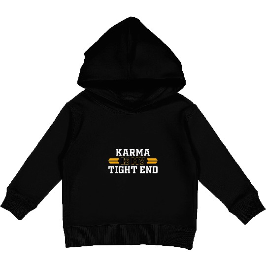 Karma is My Tight End , Karma Is My Tight End Vintage Unisex , Tayl0r Swift Travis Kelce S Kids Pullover Hoodies