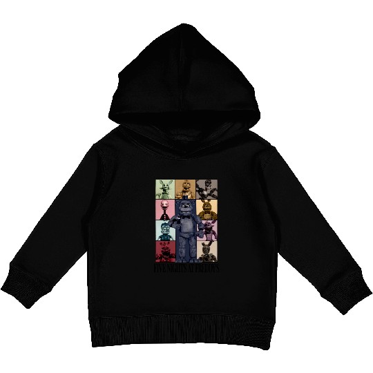 Five Nights At Freddys Eras Tour Kids Pullover Hoodies