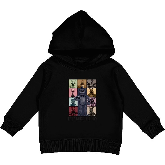Five Nights At Freddys Eras Tour Kids Pullover Hoodies
