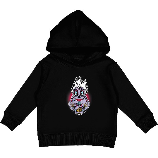 Disneys Villains Halloween Ursula Sugar Skull Kids Pullover Hoodies