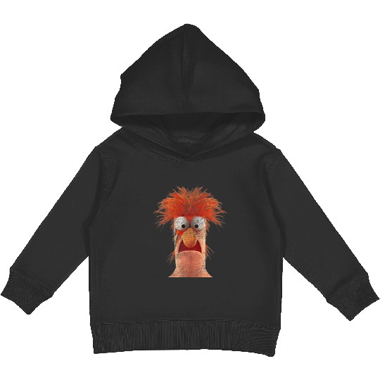 Disney The Muppets Rockstar Beaker Distressed Big Face Kids Pullover Hoodies