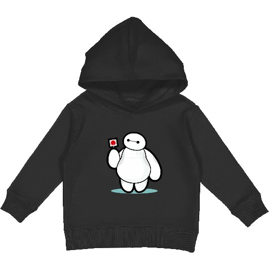 Disney Big Hero 6 Baymax With Lollipop Cute Shot Kids Pullover Hoodies