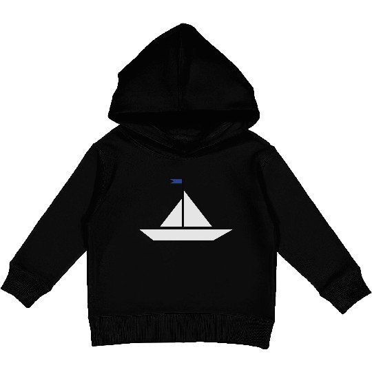 sailing boat Kids Pullover Hoodies