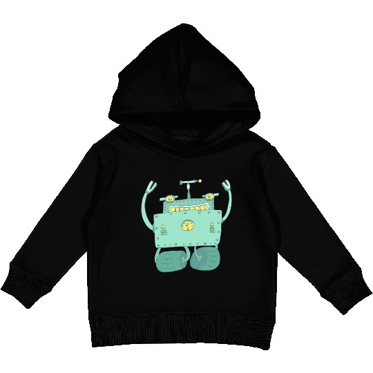 07 robot 15 png vectorstock 4842445 Kids Pullover Hoodies