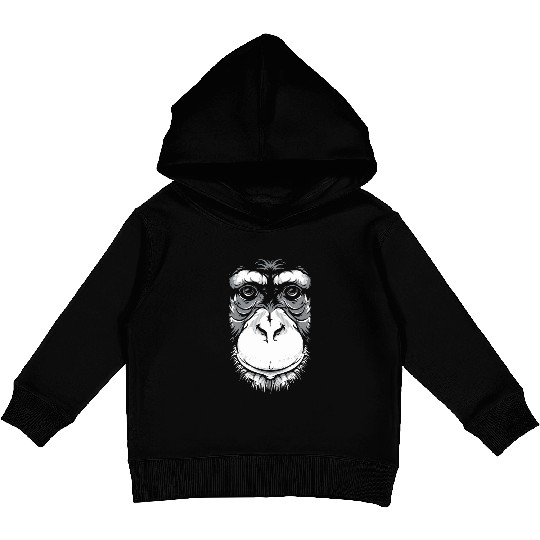 Monkey face Kids Pullover Hoodies