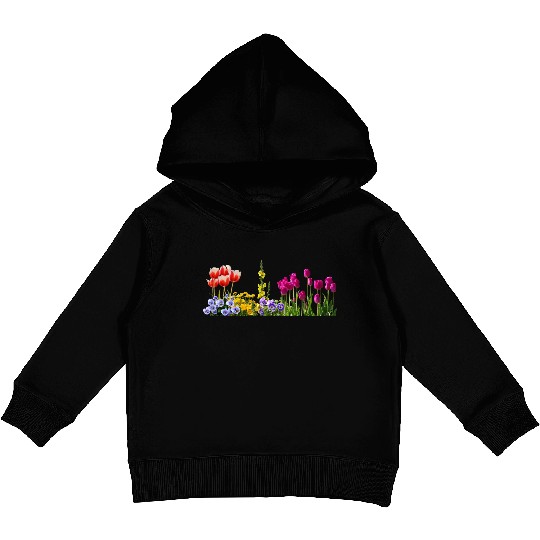 pansy stiefmuetterchen blumen flowers tulpen tulip Kids Pullover Hoodies