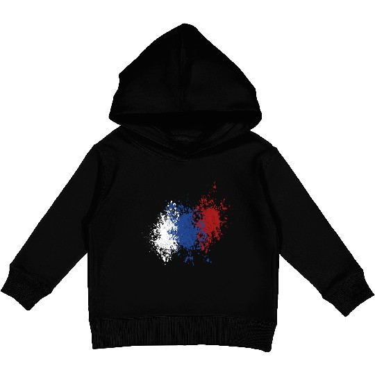 russian splatter Kids Pullover Hoodies