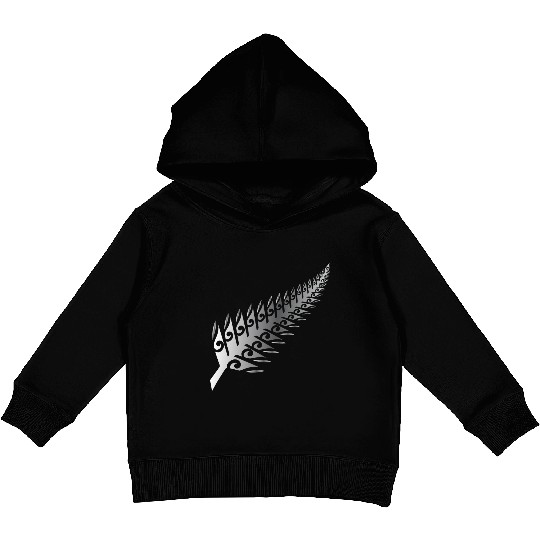 Silver Fern New Zealand Maori Style - Gift Idea Kids Pullover Hoodies