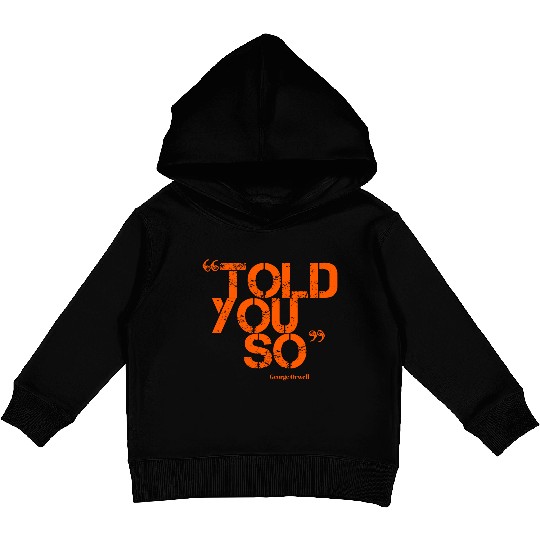 ORWELL orange Kids Pullover Hoodies