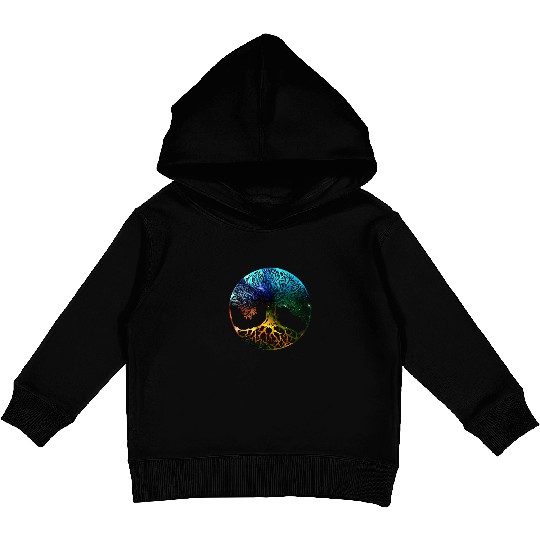 Tree of Life Mandala Kids Pullover Hoodies