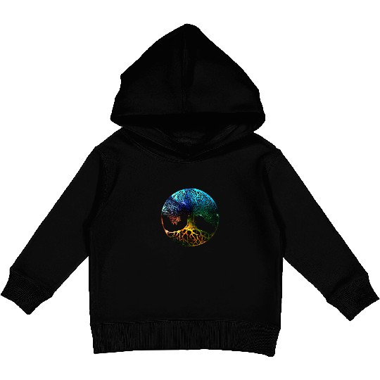 Tree of Life Mandala Kids Pullover Hoodies